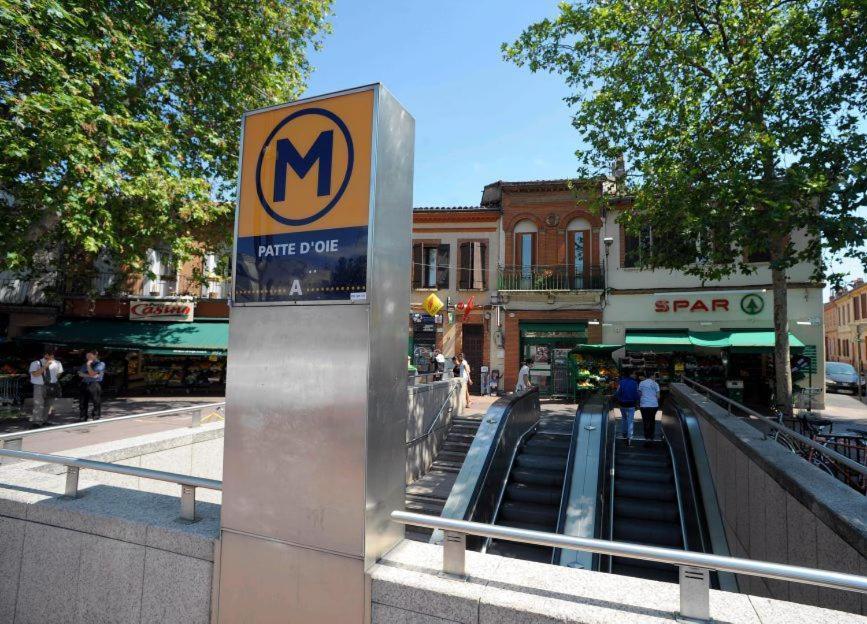 T3 Tout Confort Metro Patte D'Oie Toulouse Exterior photo